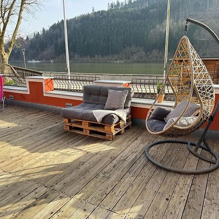 Terrassenwohnung Mit Donaublick Obernzell Esterno foto