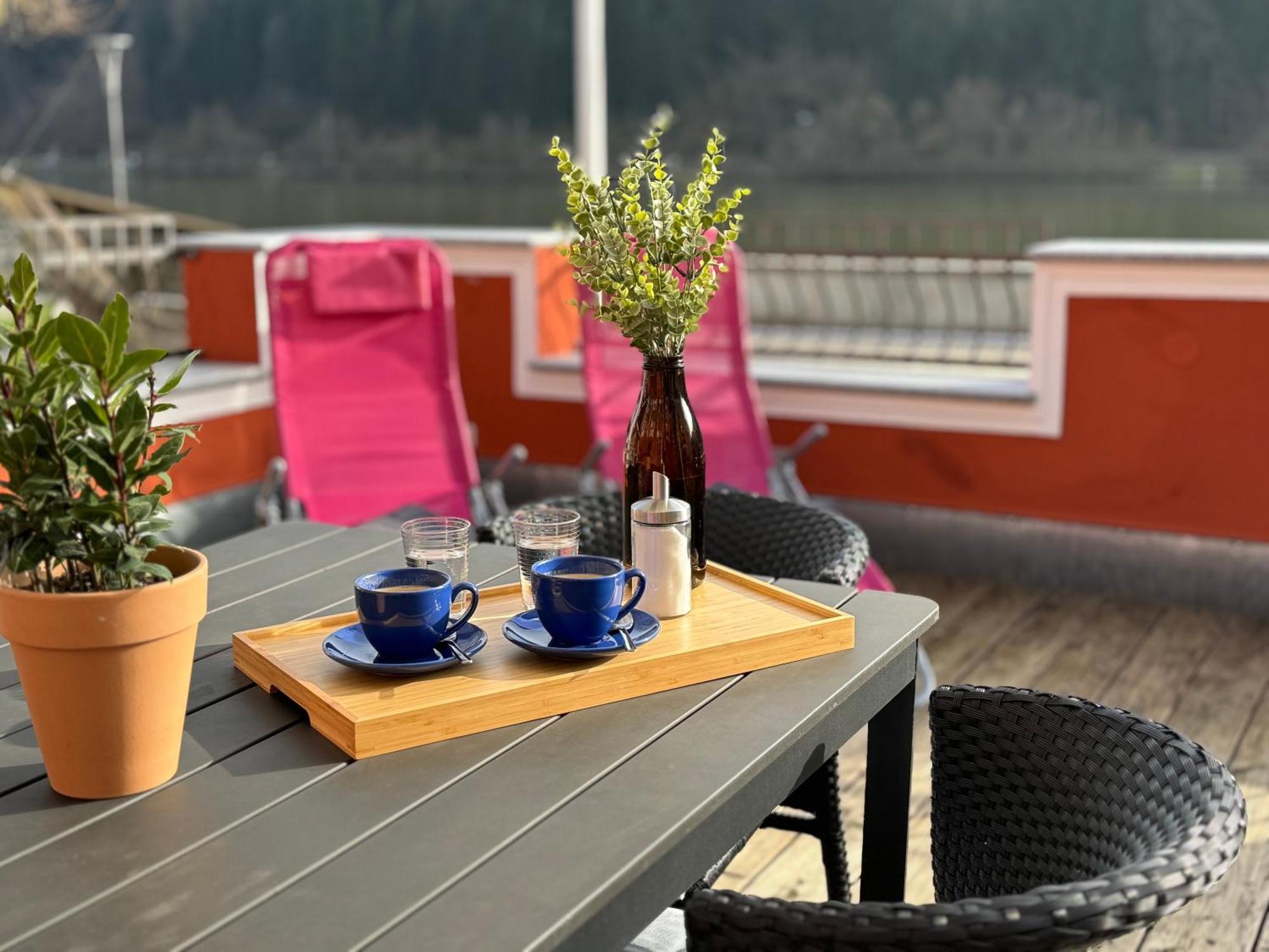 Terrassenwohnung Mit Donaublick Obernzell Esterno foto